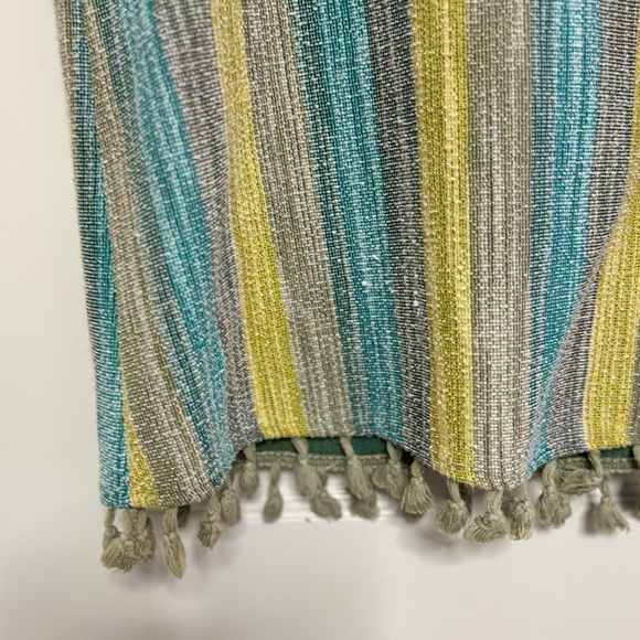 W5 Multicolored Tank Top with Scoop Neck Sleeveless Boxy Relaxed Style - Picture 2 of 5